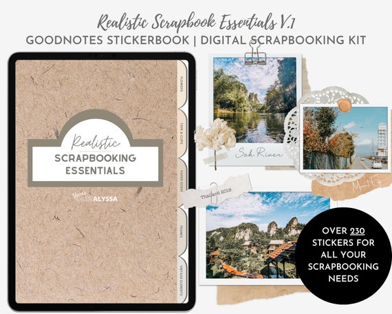Realistic Digital Scrapbook Stickers, Basic Scrapbook Stickers, Ephemera Digital, Real Flower Stickers, Vintage Scrapbook