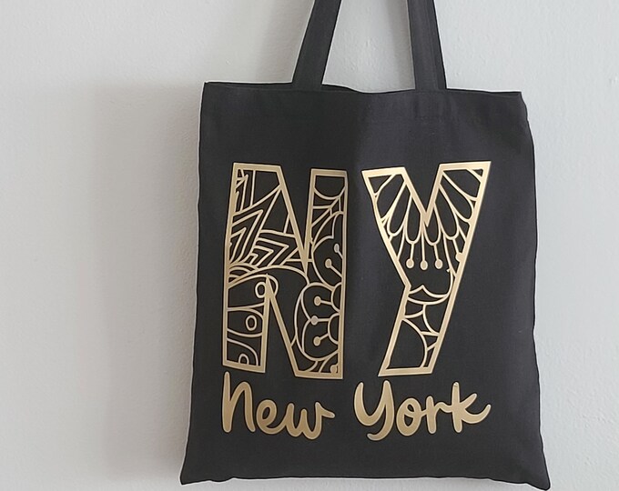 New York Tote Bag, New York Bag, Trendy Tote Bag Etsy