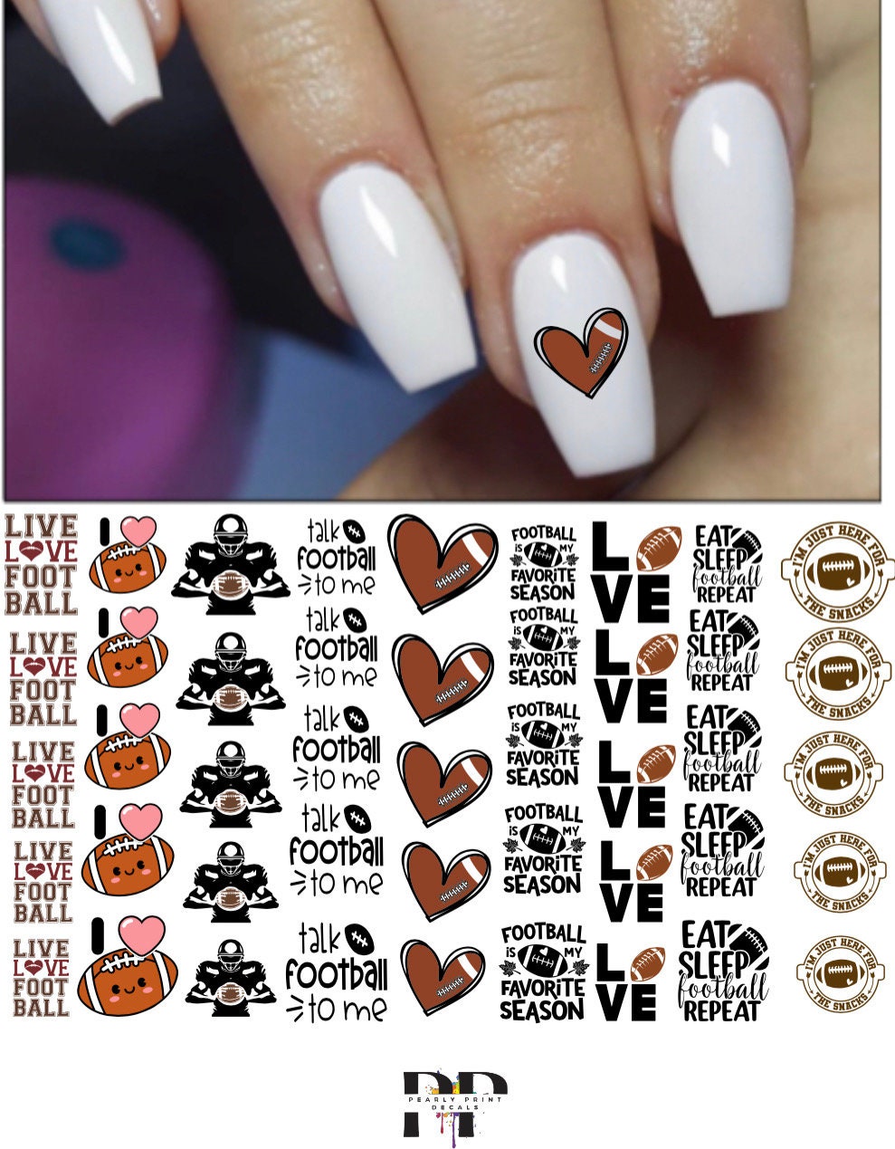 Tottenham Hotspur F.C. Nail Art Premier League Nail Water Decals