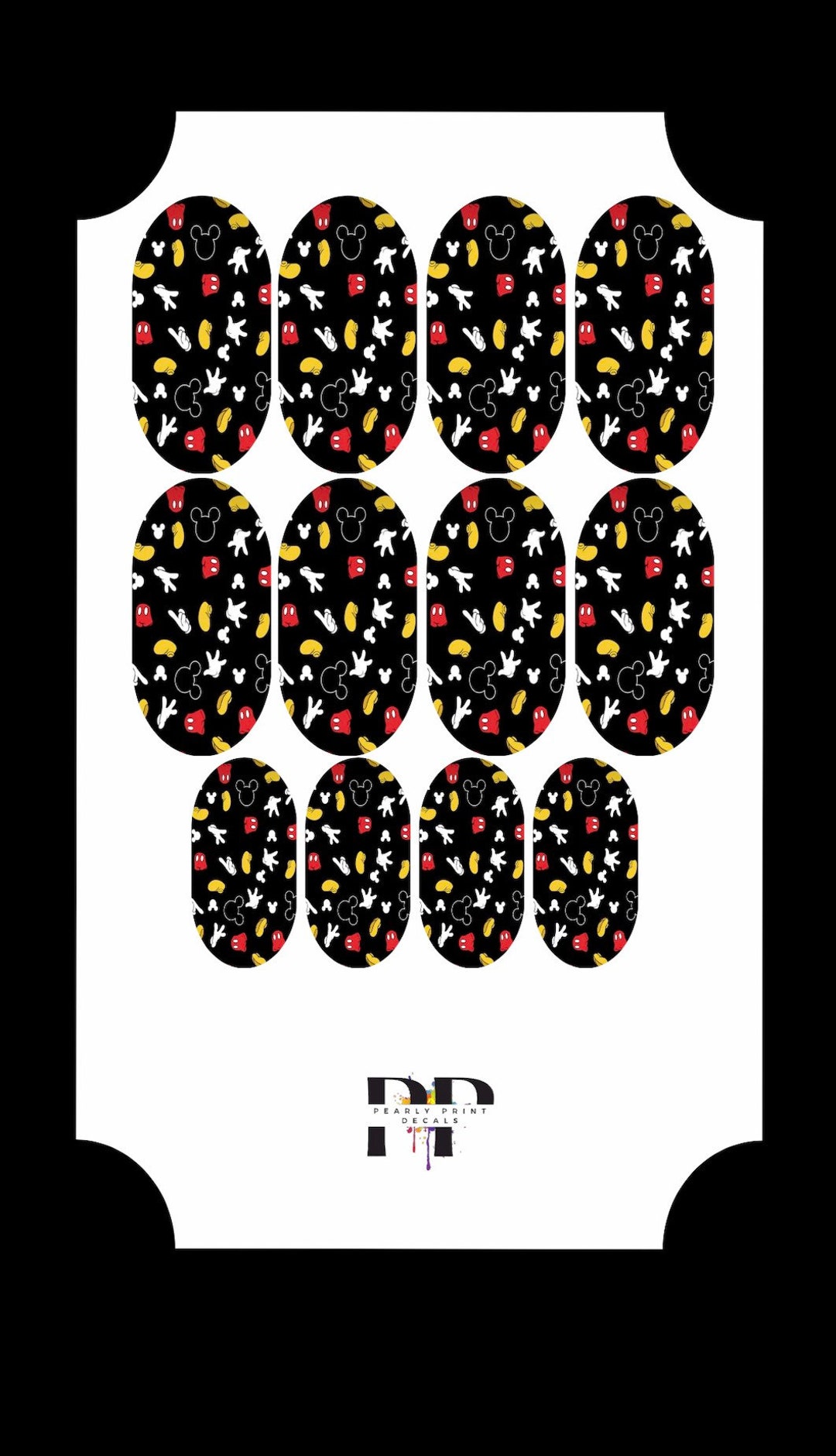 Disney Waterslide Nail Wraps Etsy