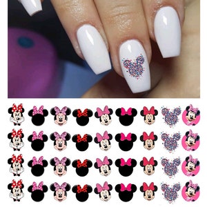 Stitch Nail Decals - Waterslide Decals - Nail Art - Nail Stickers