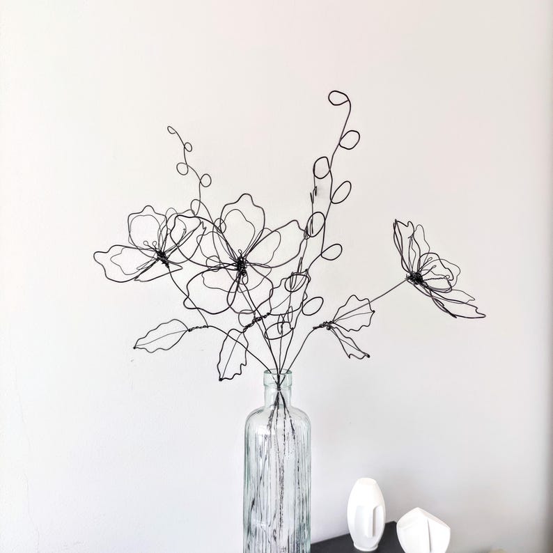 An Everlasting Bouquet of Wire Wildflowers as a Timeless Home Decor Gift image 11