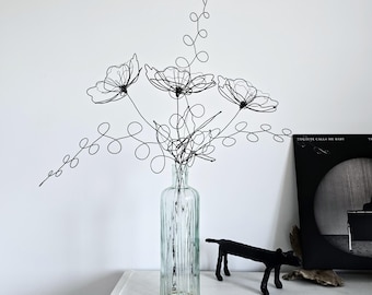 An Everlasting Bouquet of Wire Wildflowers as a Timeless Home Decor Gift