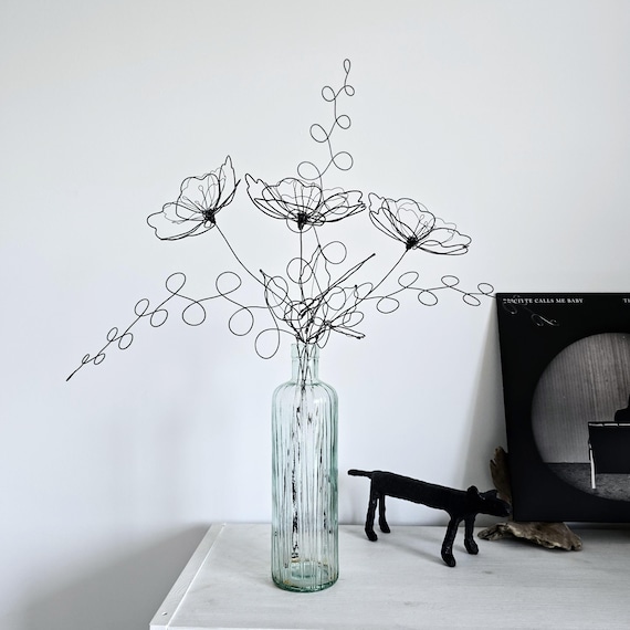 An Everlasting Bouquet of Wire Wildflowers as a Timeless Home Decor Gift
