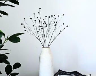 A Set of Three Wire Baby's Breath Branches as a Delicate Minimalist Home Decor Accent
