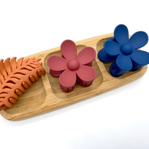 Flower Hair Claw Clip, Leaf Hair Clips, Floral Hair Claw, Large Claw Clip, Summer Autumn Fall Winter Summer Hair Clips, Daisy Hair Clips
