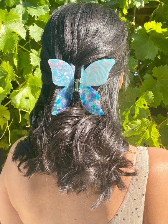 Large butterfly hair clips outlet