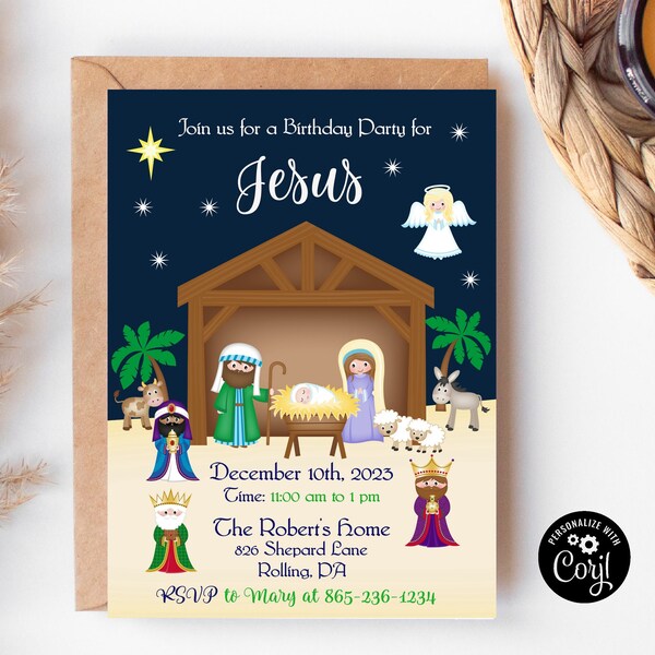 Happy Birthday Jesus - Etsy