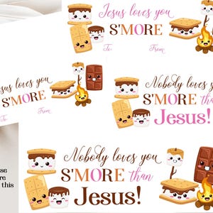 Jesus Liebt Dich S’more – Christliche Pinnwand-Deko Für Sonntagsschule, Klassenzimmer Oder Kinderzimmer