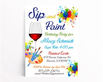 Paint and Sip Brunch  Paint and sip, Sip n paint, Paint party