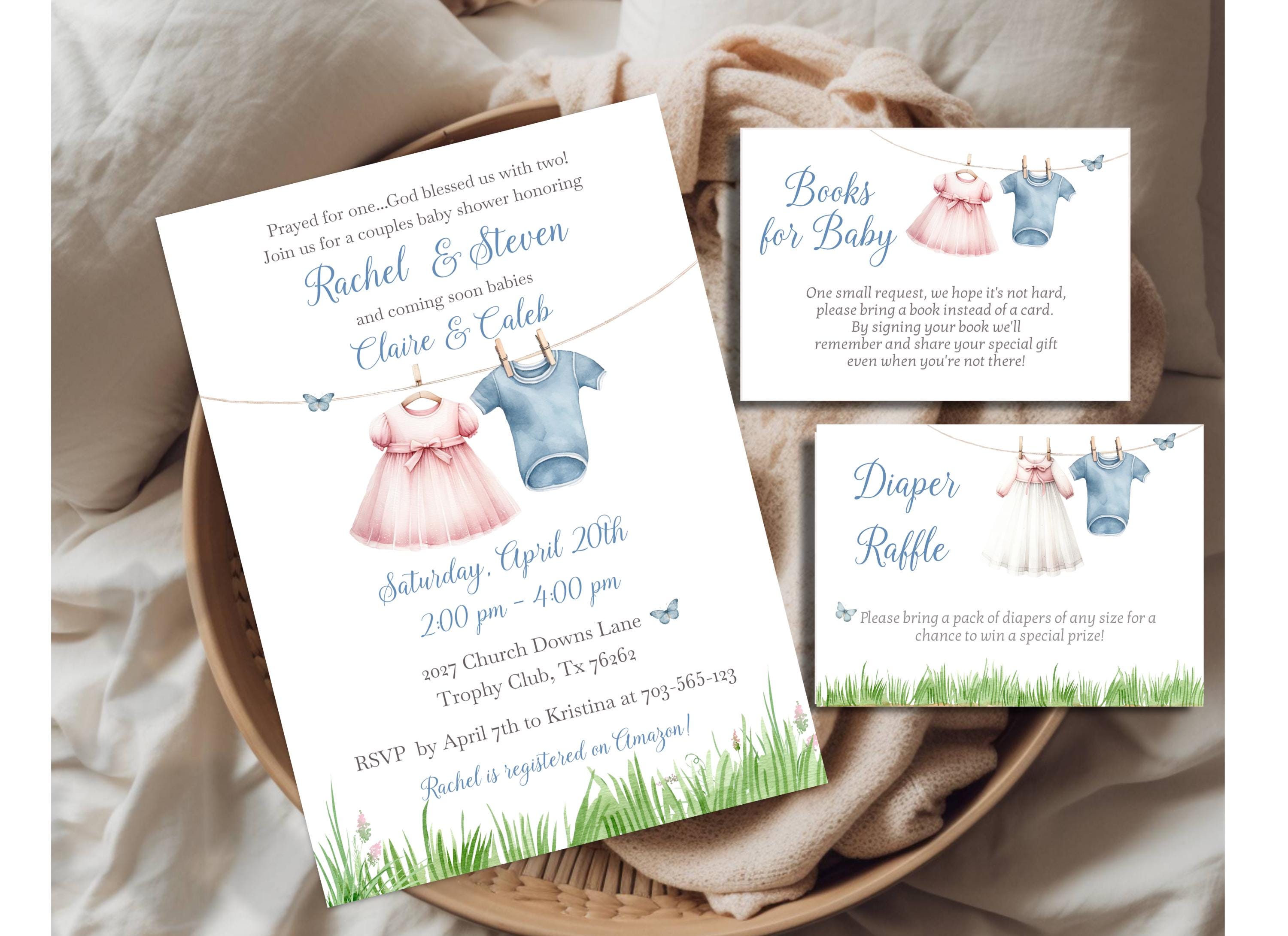 Thelordlovesyou Double Trouble Baby Shower Theme Personalised