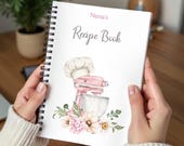 Editable Cookbook Cover & Dividers: Custom Recipe Book Template (Digital Download, PDF Format)