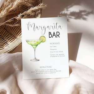 Custom Order! 8&quot; x 10&quot; Margarita Sign