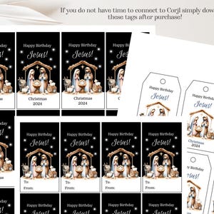 Editable Birthday Party for Jesus Invitation / Printable Happy Birthday ...