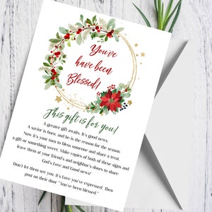 You Have Been Blessed Printable-printable Gift Game, Instant Download After Purchase, Digital ... You Have Been Blessed Printable-printable Gift Game, Instant Download After Purchase, Digital ...