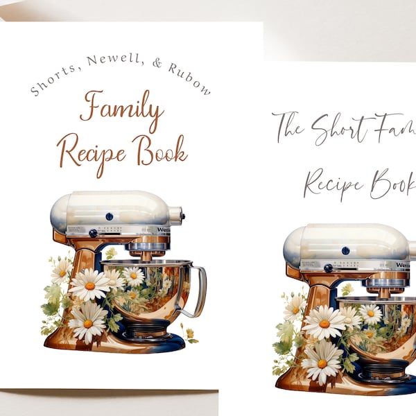 Personalized Cookbook - Etsy