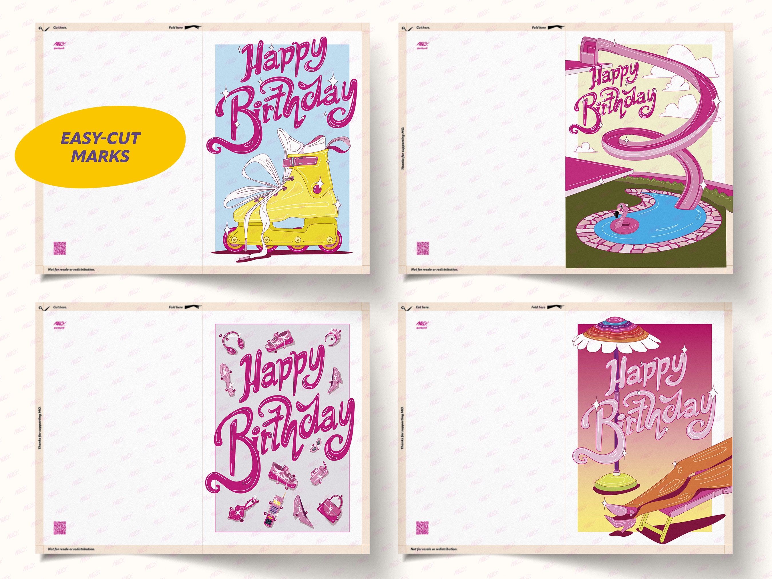 Printable Barbie Happy Birthday - Il Fullxfull.5176674315 656s 