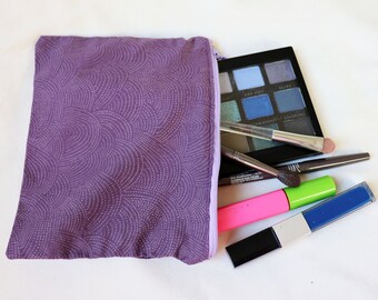 Bolsa con cremallera / Púrpura con abejas reinas de lavanda en el interior