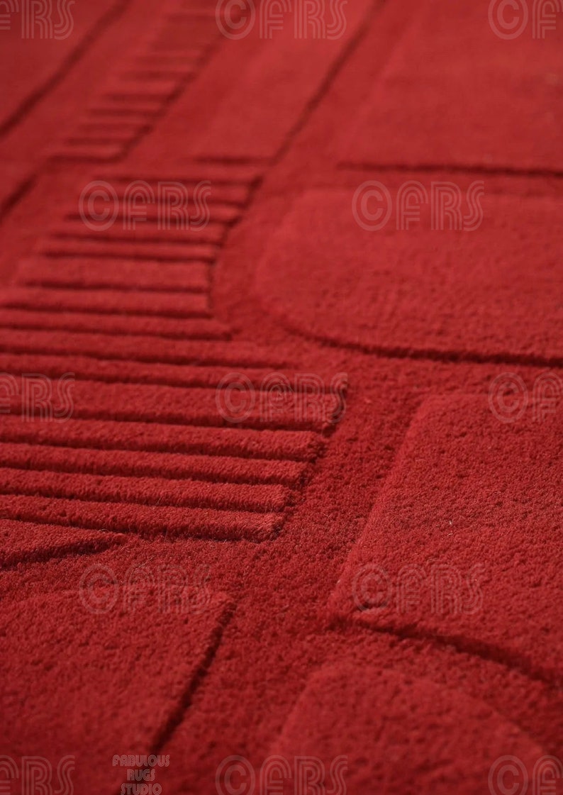 Rugs Thick and Soft Hand Embossed Cutting Beautiful Carpets for Living ...