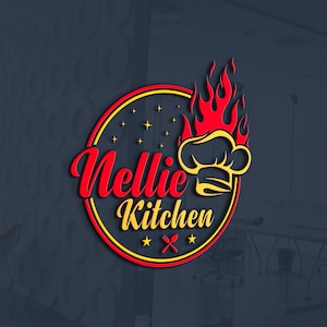 Custom Restaurant Logo, Food Logo, Bakery Logo, Catering Logo, Chef Logo, Bar logo, Beer Logo, Kitchen Logo, Barbecue Logo, Lady Chef Logo