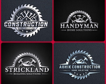 Handyman logo | Handyman services | Home repair | Roofing logo | Home remodeling | Home improvement | Builders logo | Carpenter logo