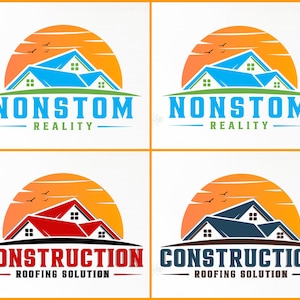Roofing logo | Construction Logo | Real estate| Roofing Business| Handyman Services| Architect Logo| Home Repairs | Custom construction logo