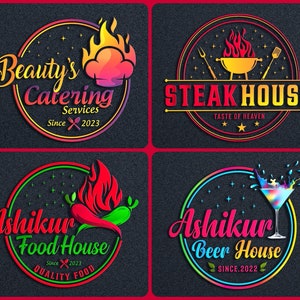 Custom Restaurant Logo | Restaurant logo design | Restaurant Business | Food logo | Food Business | Catering Logo | Kitchen | Fast Food