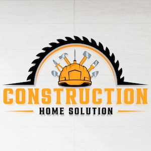 construction logo design | handyman logo | roofing logo | architect logo | home improvement | home renovation | builders logo | real estate