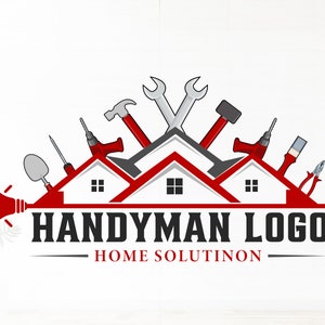 Logotipo de construcción / Logotipo de personal de mantenimiento / Logotipo de techado / Arquitecto / Reparación de viviendas / Remodelación de viviendas / Construcción / Martillo / Servicio de personal de mantenimiento