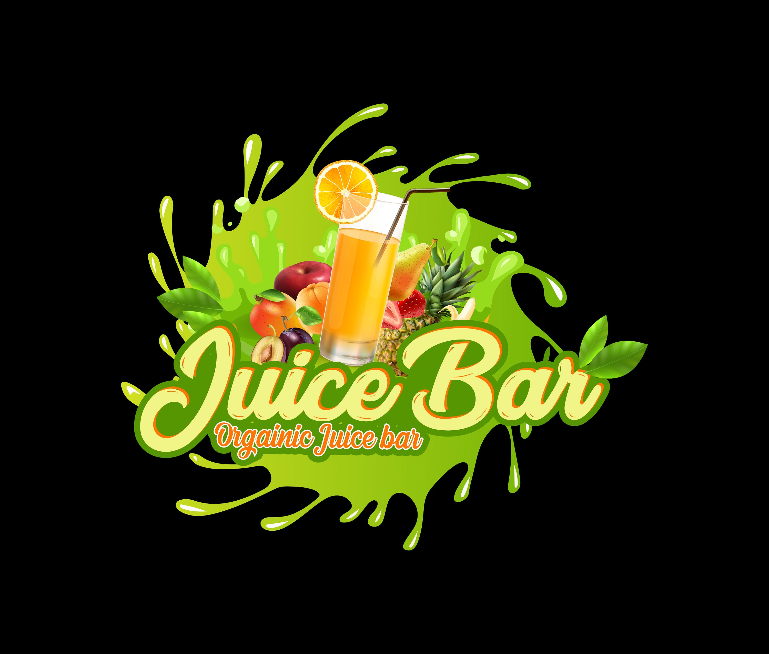 Juice Logo Juice Shop Smoothies Shop Logo Fresh Juice Etsy