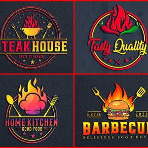 Custom Restaurant Logo Design | Restaurant logo | Food Logo | Kitchen Logo | Catering Logo | Bar Logo | Beer Logo | Restaurant Business