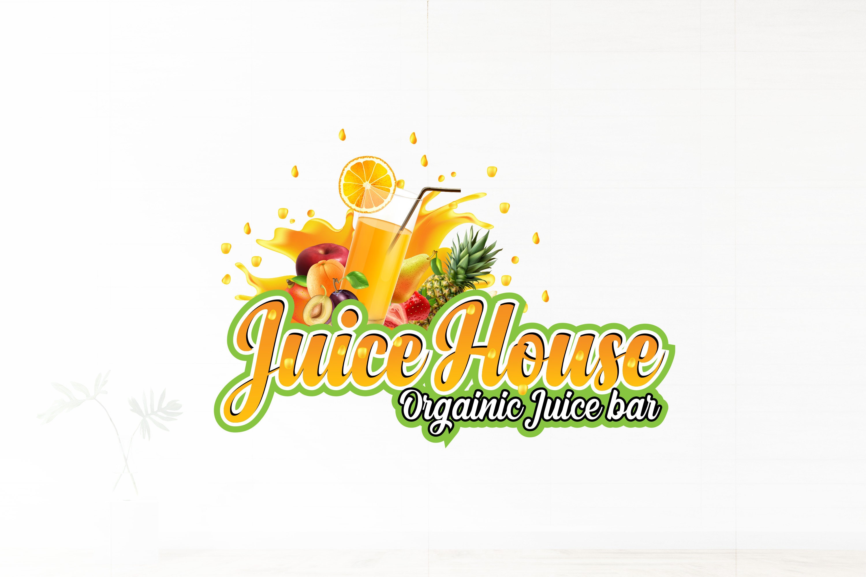 I Will Create Custom Juice Logo Design Fruit Logo Fresh - Etsy