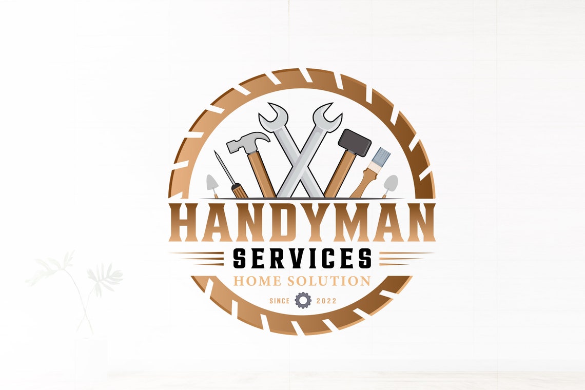 Handyman Services Logo Home Repair Logo Home Improvement Logo Home Renovation Home Remodeling
