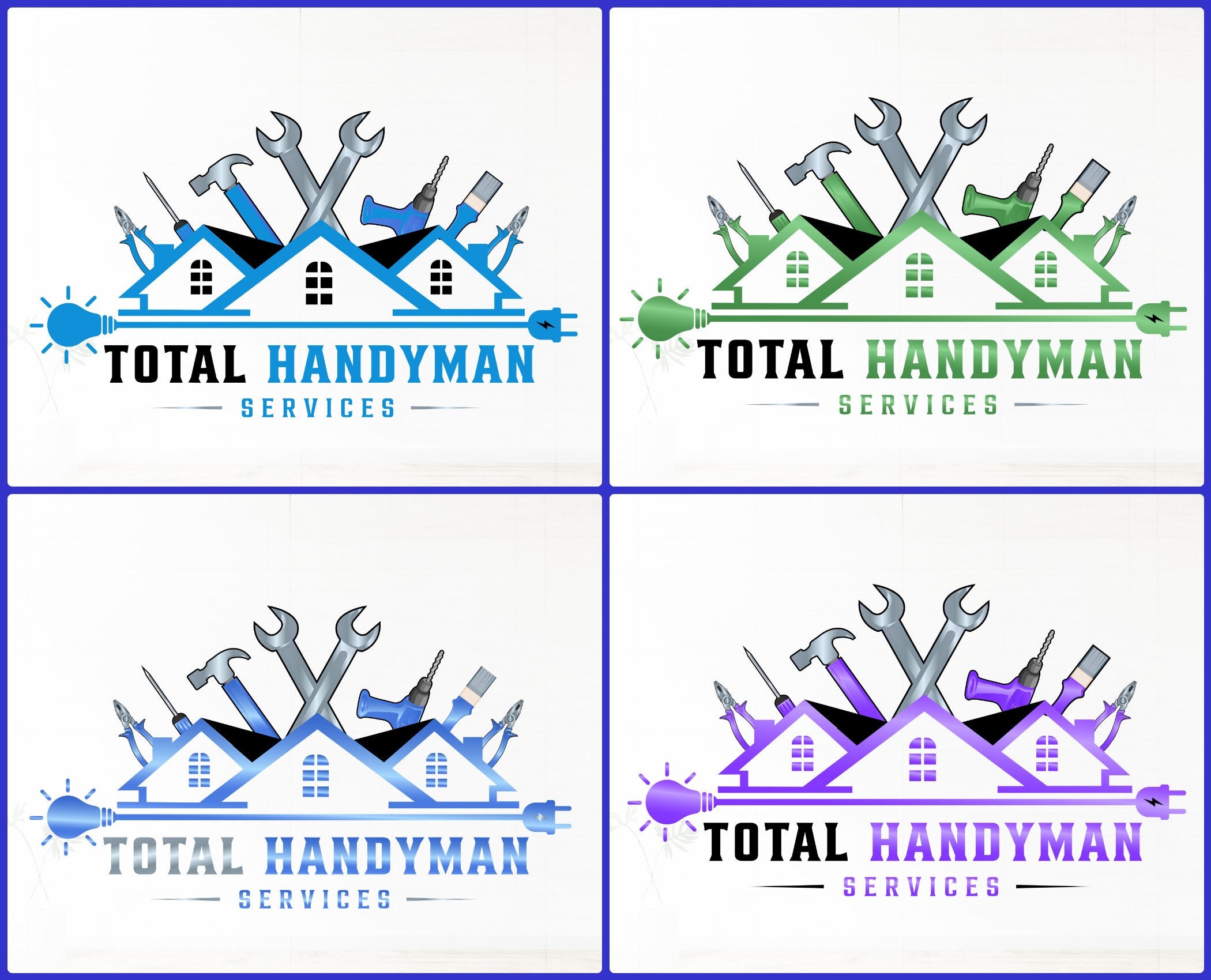 Handyman Logo Design Tools Man Handyman Services Home Repair Home