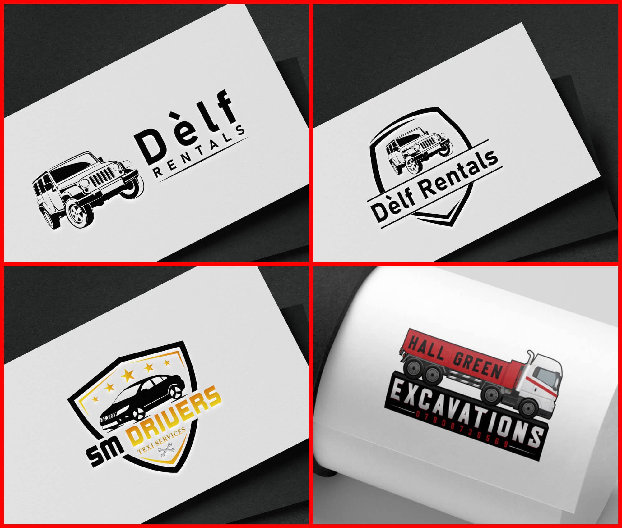 I Will Design Custom Car Logo, Trucking Logo, Racing Car Logo Within 24 ...
