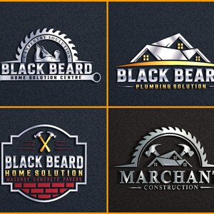 I will design construction logo, plumbing logo, real estate logo, tools logo, hammer logo, carpenter logo within 24 hours