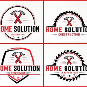 Construction logo | Handyman logo |  Handyman services | Home remodeling | Real estate | Builders logo | Architect logo | Contracting logo