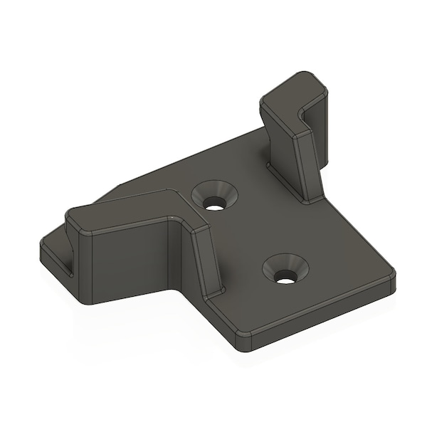 STL file - Wall bracket for caliper