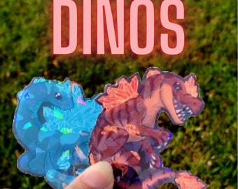 Holographic Crystal Dinosaur Series 1