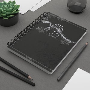 Gothic Style Spinosaurus Skeleton Journal