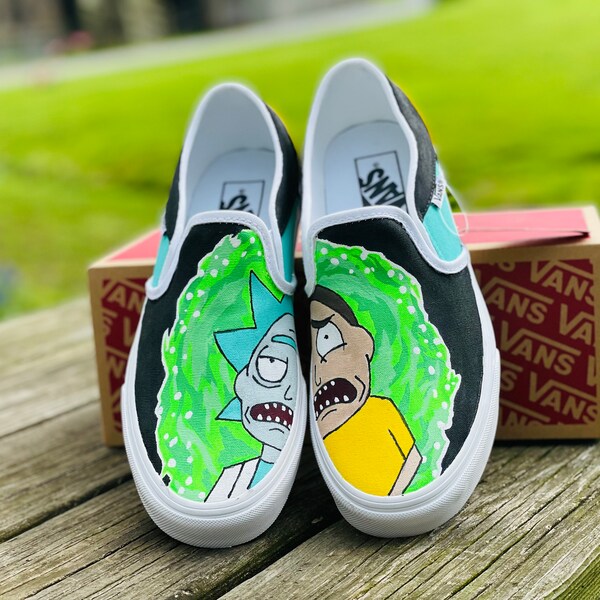 Rick and Morty Shoes Etsy