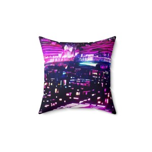 Spun Polyester Square Pillow