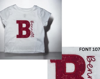 Personalized Appliquéd Kids Tshirts-Free Shipping