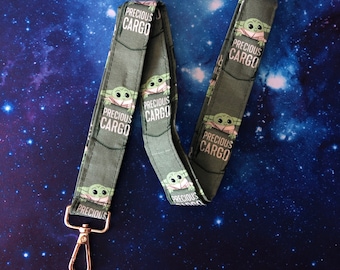 Star Wars Mandalorian Baby Grogu "Precious Cargo" Schlüsselband Schlüsselband