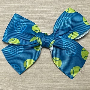 Tennis Bow Hair Clip or Hairband for girls / Choose your style!