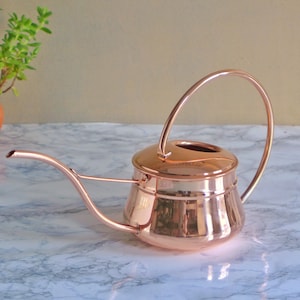 Copper Watering Can Indoor Watering Can Plant Lover Gift Flower Watering Can Gardening Gift Copper Garden Tools Succulent Gift