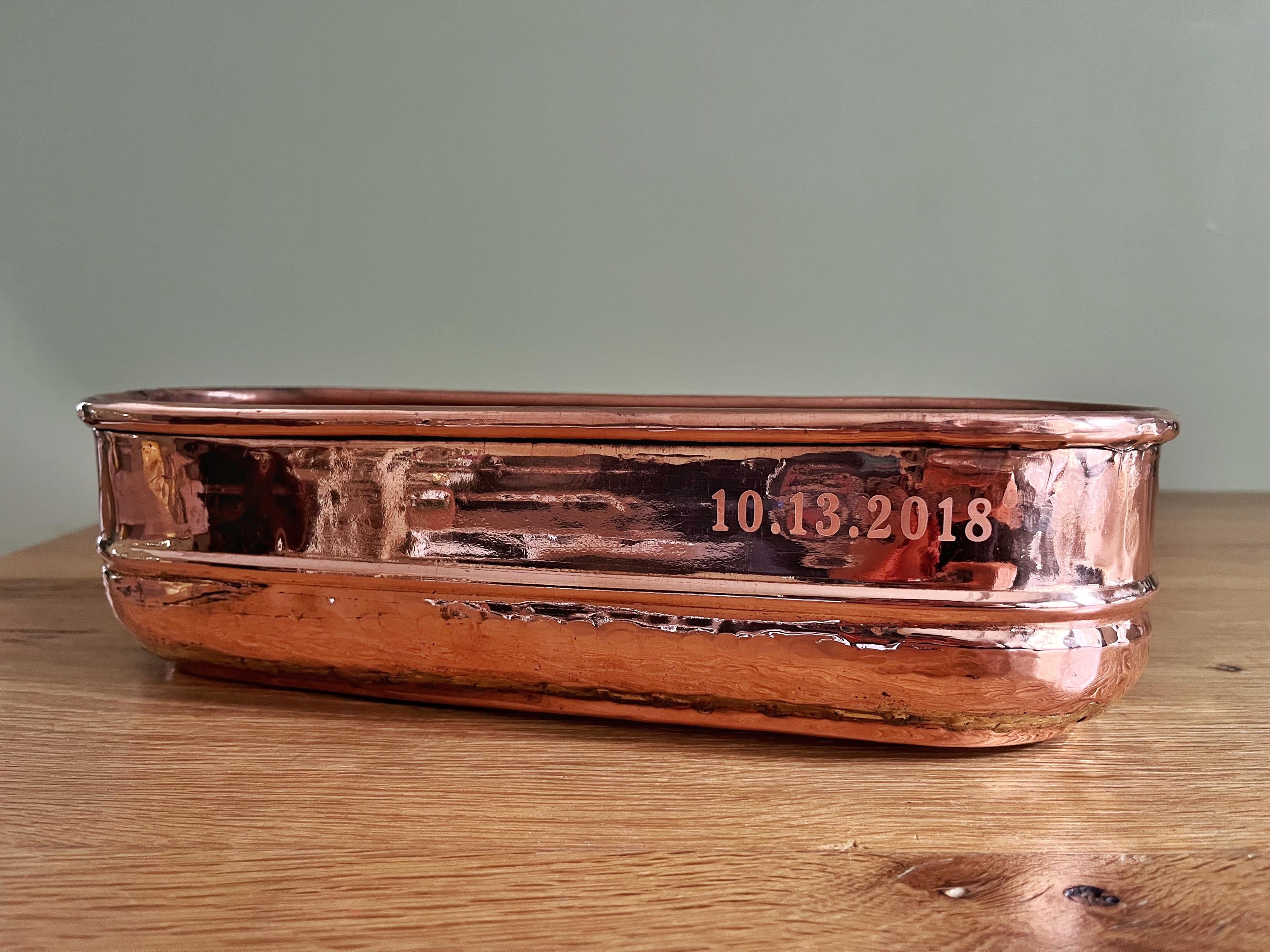 Pot De Fleurs En Cuivre Intérieur Extérieur 1000 Ml - Design Élégant