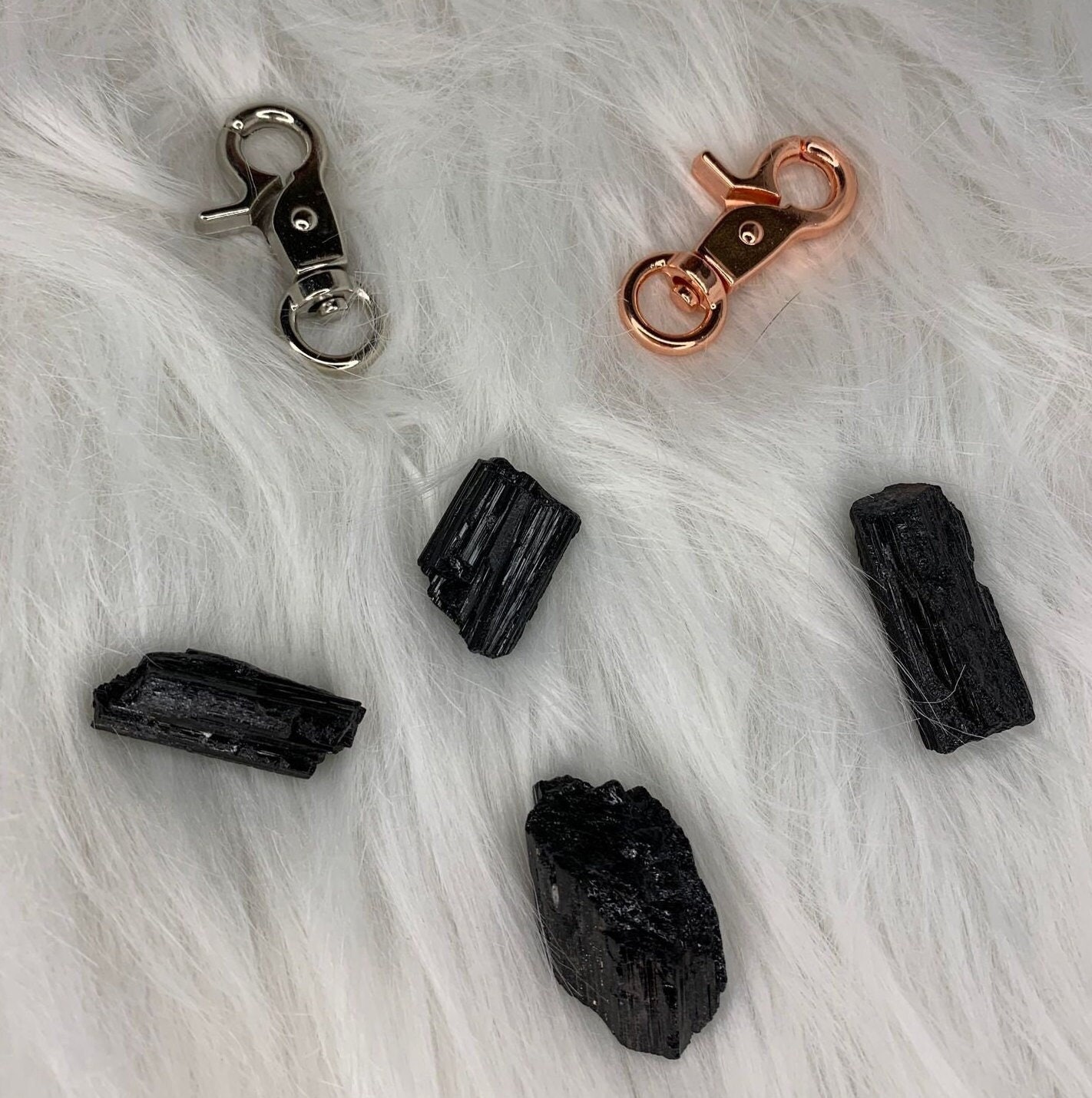Amulette Tourmaline Noire Lithothérapie Personnalisée Pour Animaux