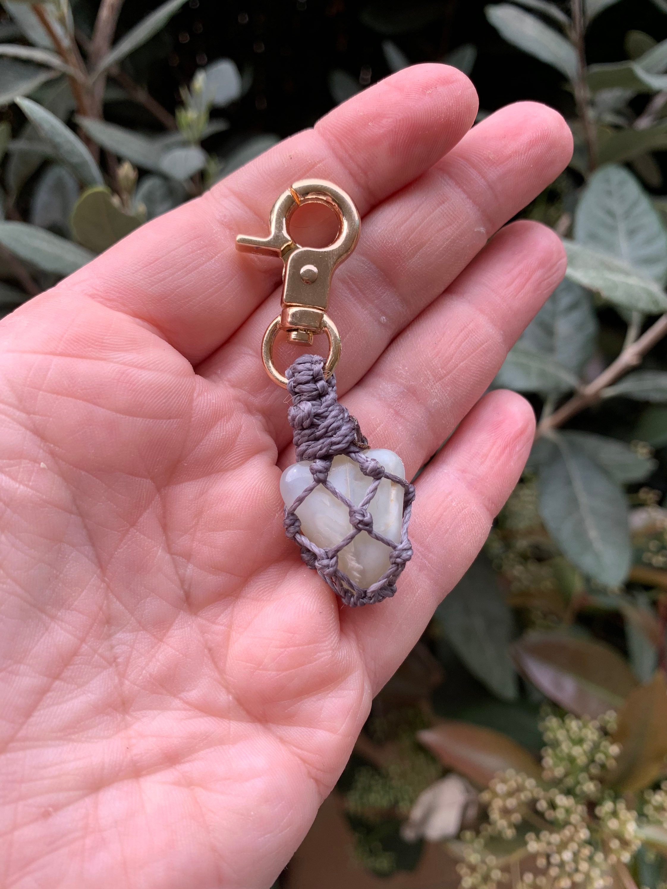 Amulette Pierre de Lune A Pour Animaux - Pierre Paix et Douceur