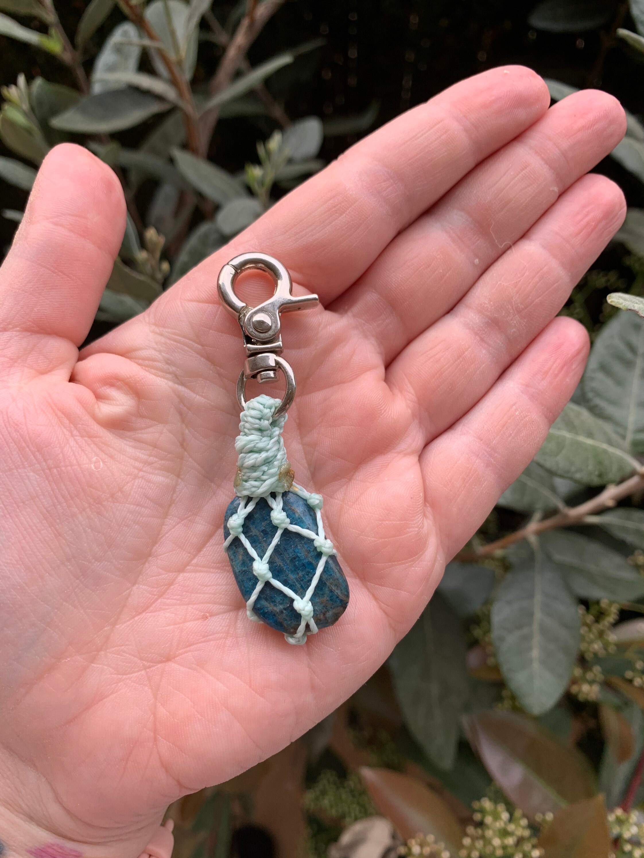 Amulette Apatite Bleue A Pour Animaux - Hypersensibilité Lâcher Prise